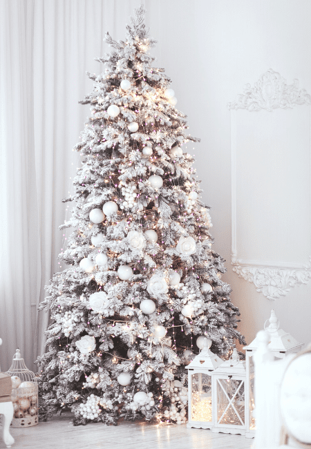 decoracion navidad blanca karanne